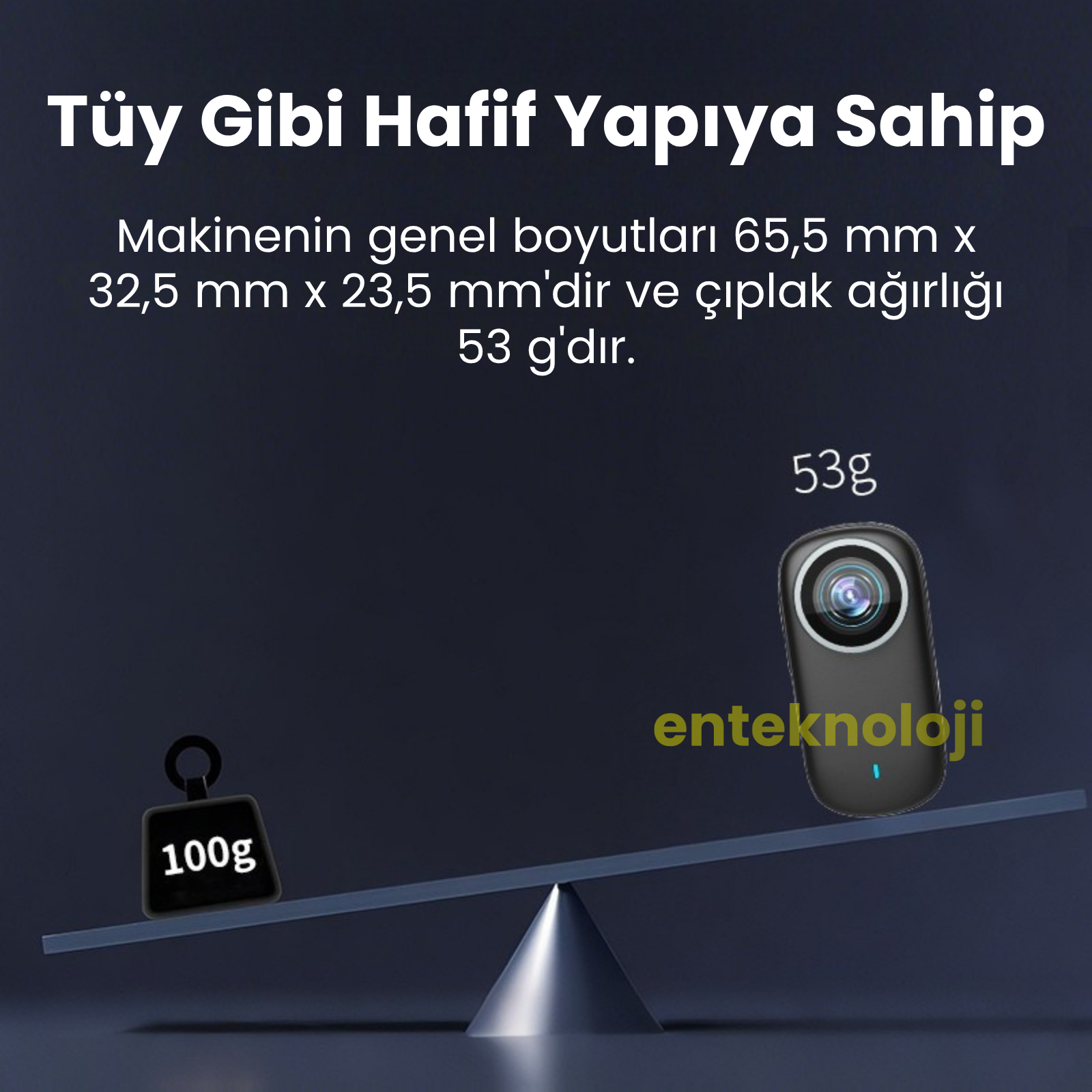Ekranlı 4K Aksiyon Kamerası