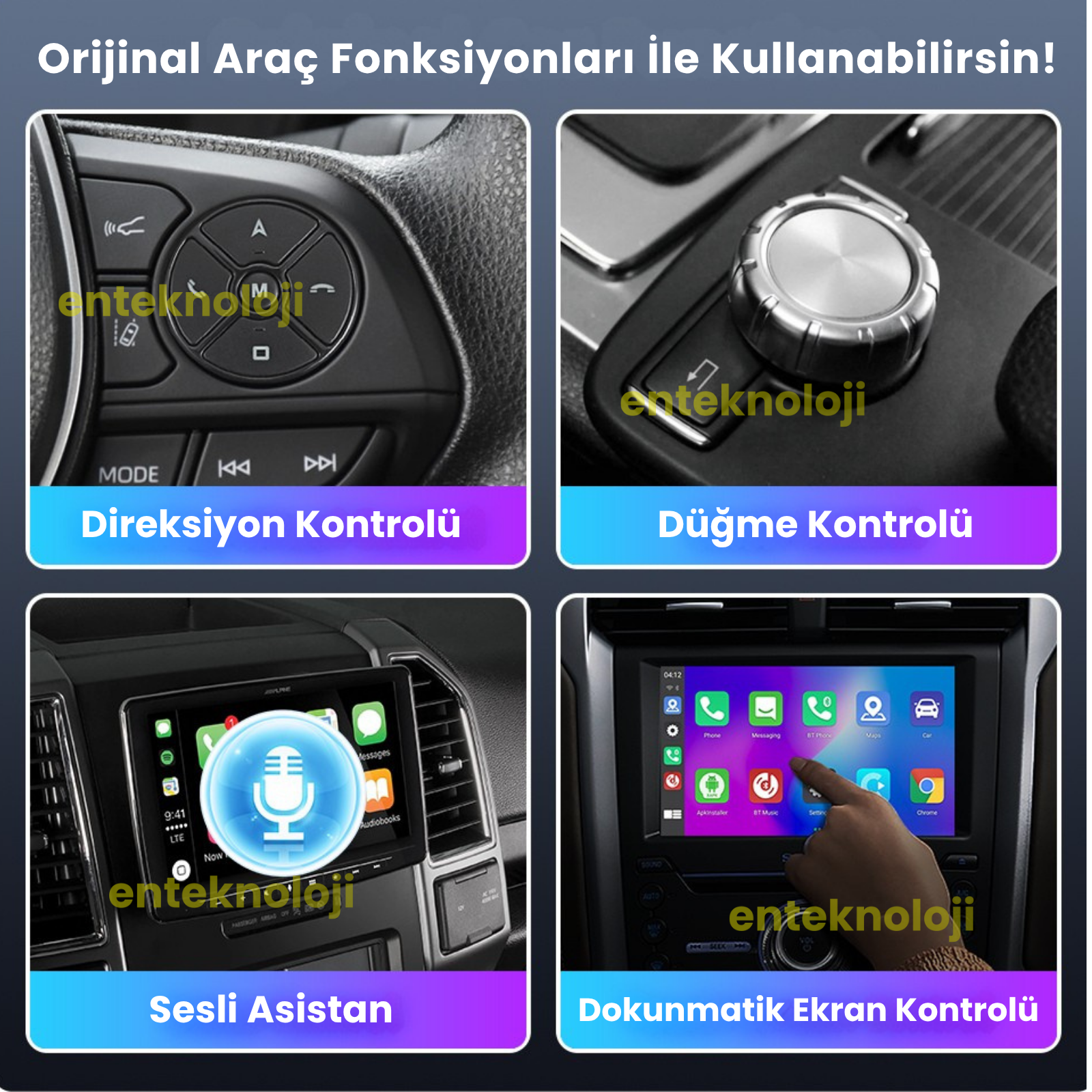 GT05 CarAiBOX Carplay Dönüştürücü