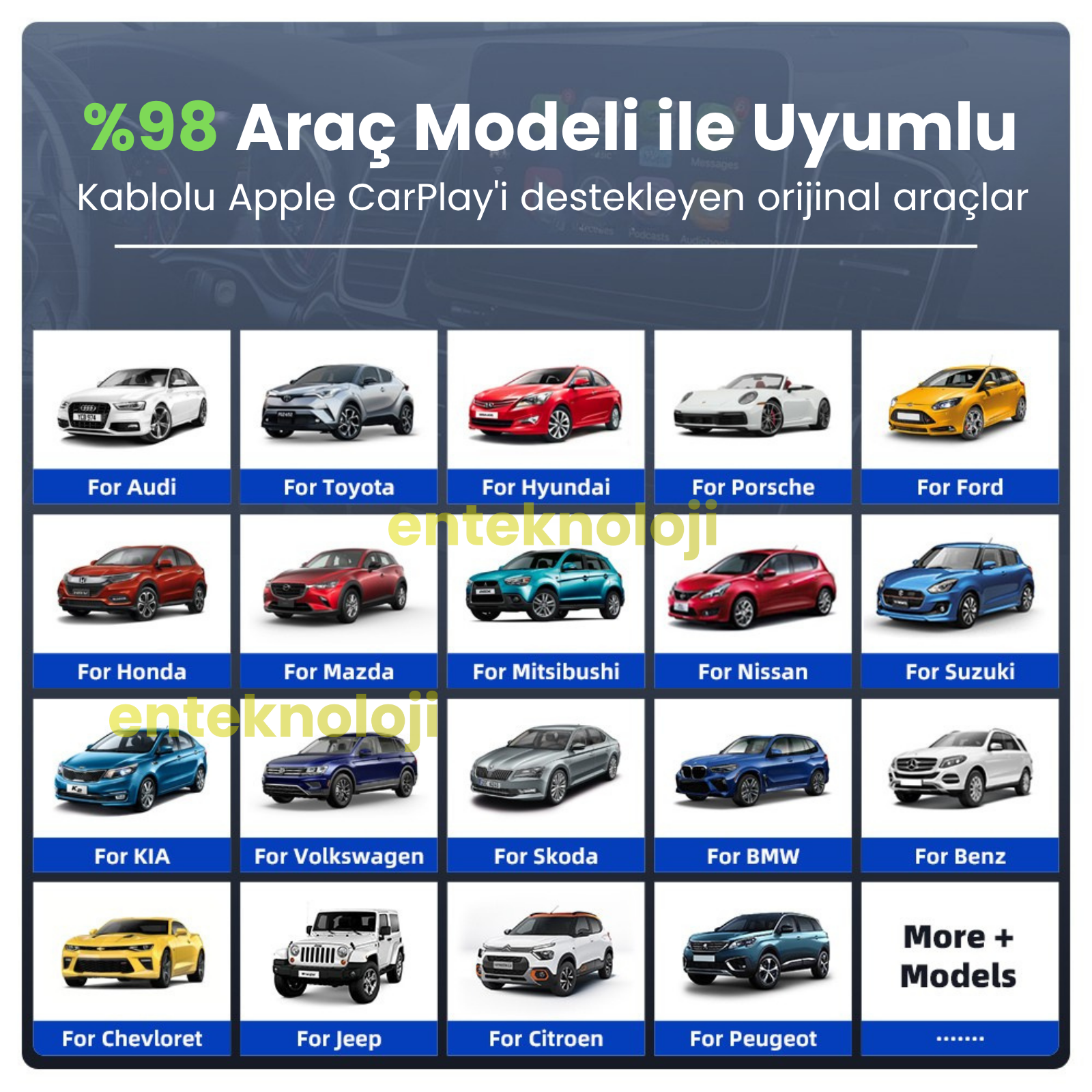 GT05 CarAiBOX Carplay Dönüştürücü