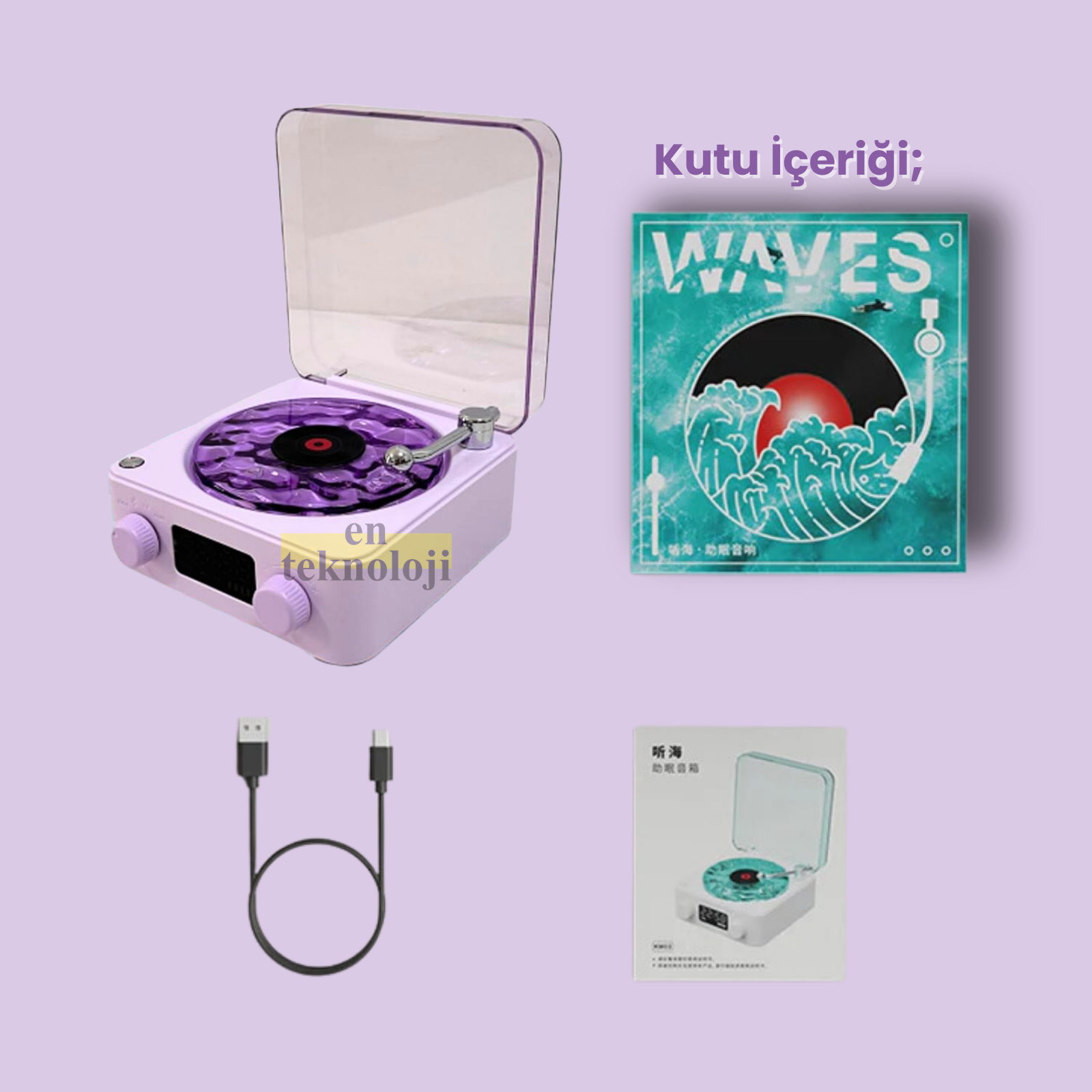 Waves Retro Bluetooth Hoparlör