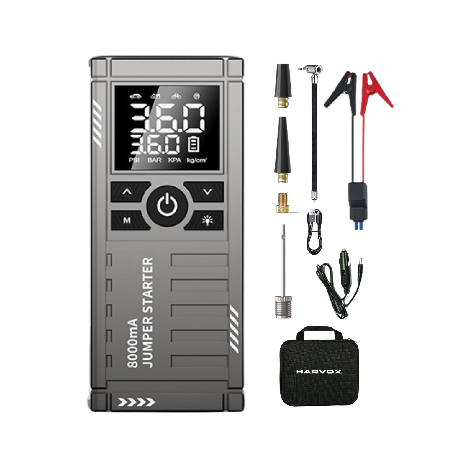 Harvox Akü Takviyeli Hava Kompresörü HXJS-005