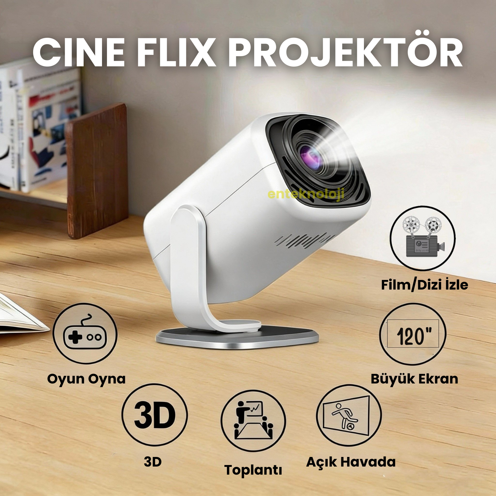 Harvox Cine Flix Projeksiyon Cihazı