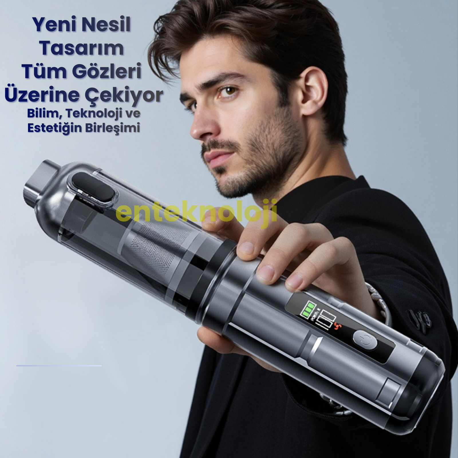 Harvox Araç İçi Süpürgesi ST6699A+ ( Gri - Siyah)