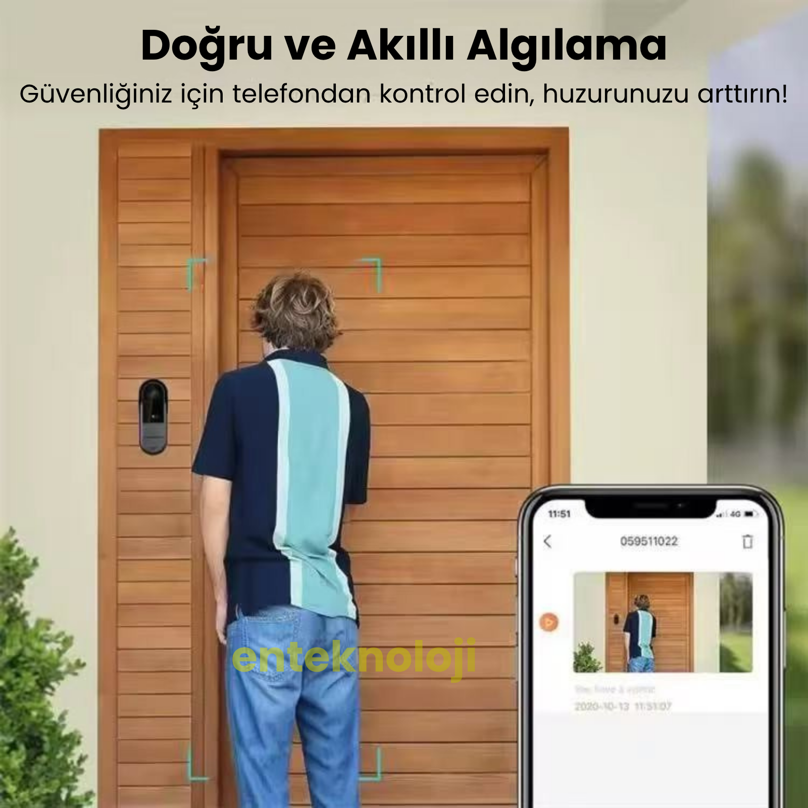 Kameralı Kapı Zili (Mobil Uygulamalı)
