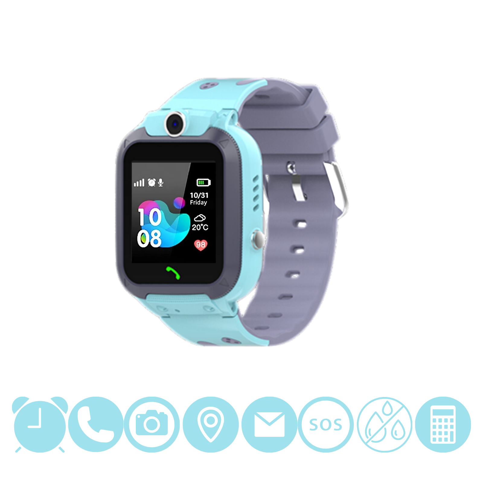 Sim Kartlı DH8 Akıllı Çocuk Saati Konum-Arama-Kamera Özellikli