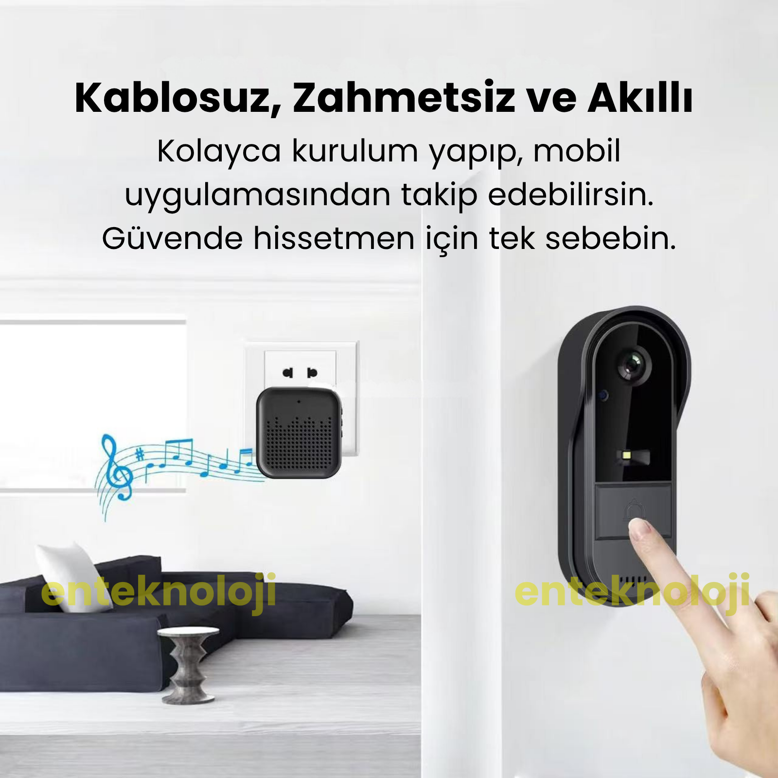Kameralı Kapı Zili (Mobil Uygulamalı)
