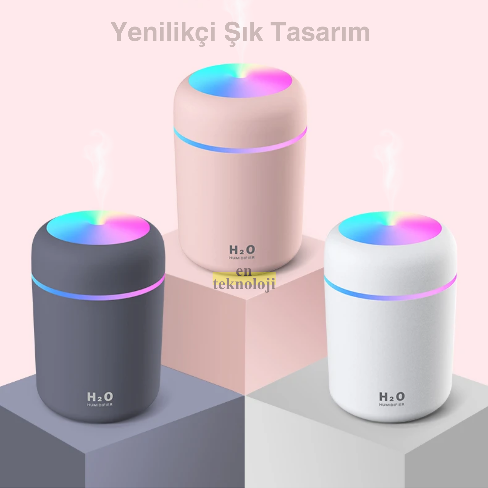 Ledli Ultrasonik Humidifier Hava Nemlendirici