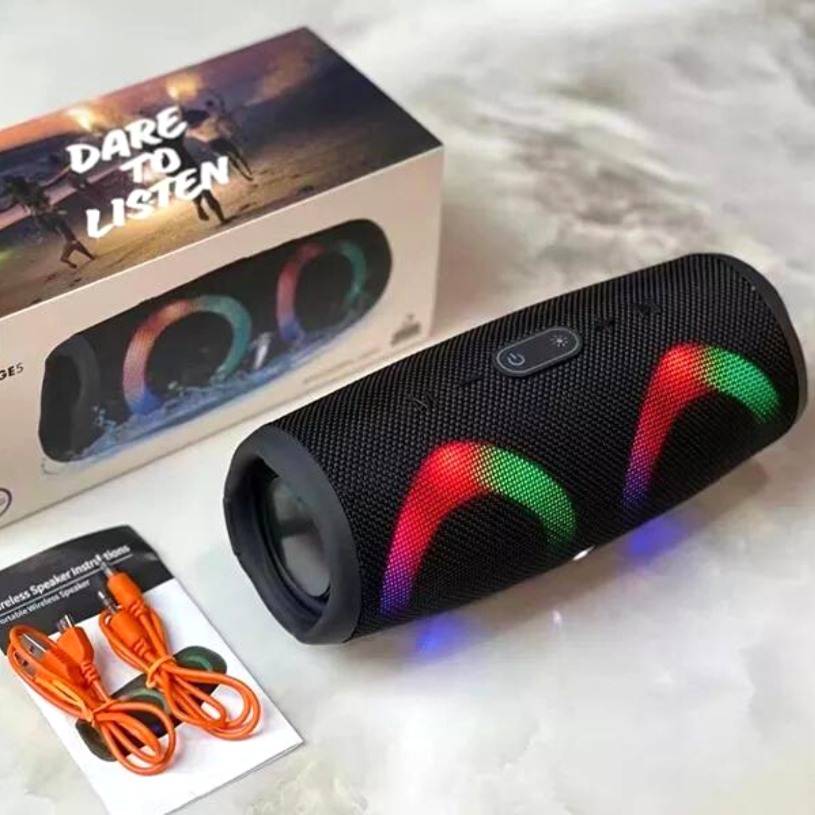 RGB Işıklı Bluetooth Hoparlör Change 5+