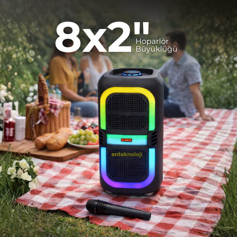 RGB Renkli Hoparlör HX-SP-M8201