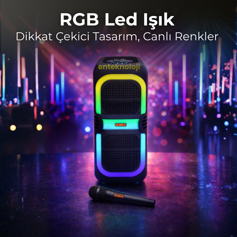 RGB Renkli Hoparlör HX-SP-M8201