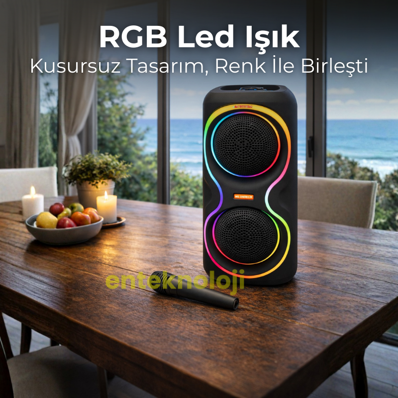 RGB Renkli Hoparlör HX-SP-M8203