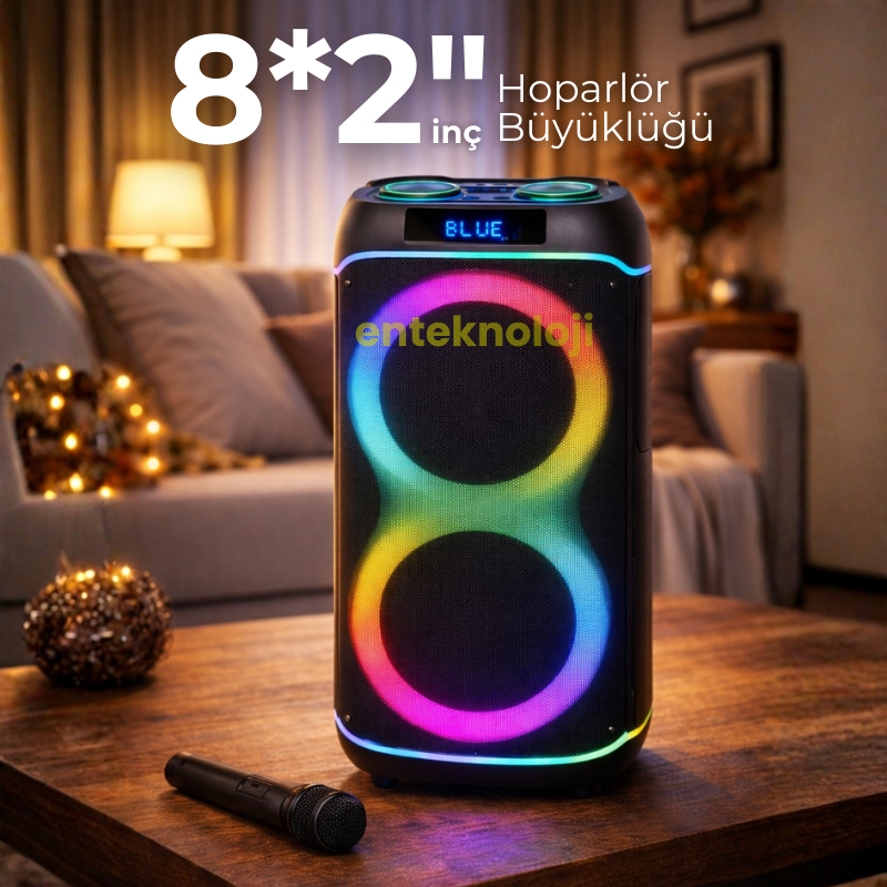 RGB Renkli Hoparlör HX-SP-H8201