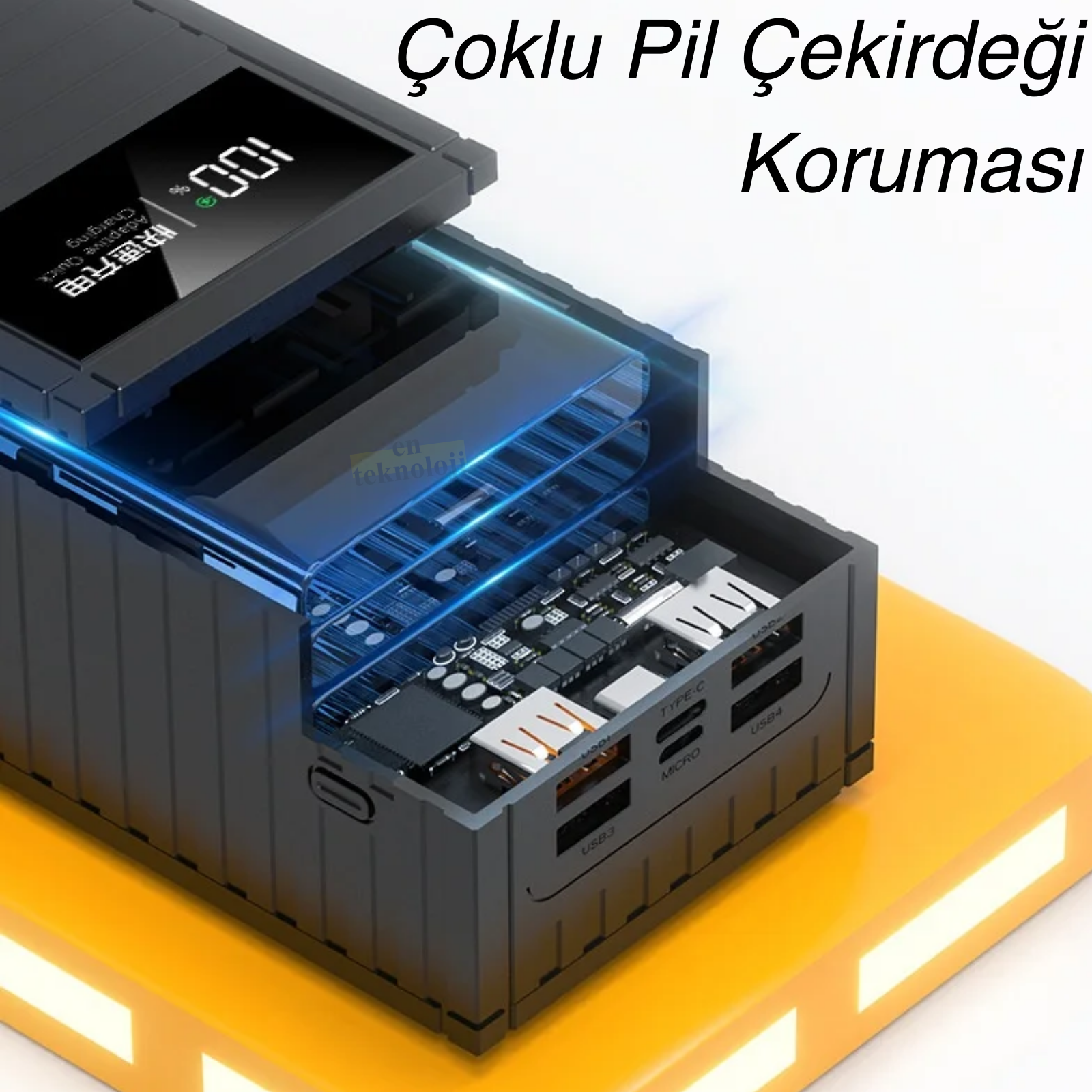 40000 mAh Powerbank (Hızlı Şarj)