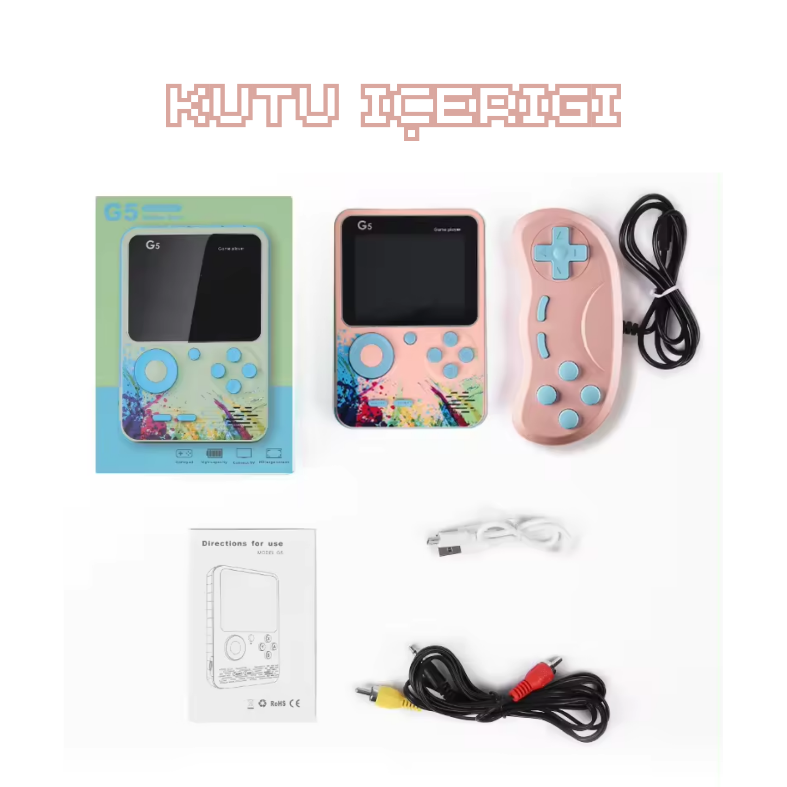 Retro Atari Mini Oyun Konsolu