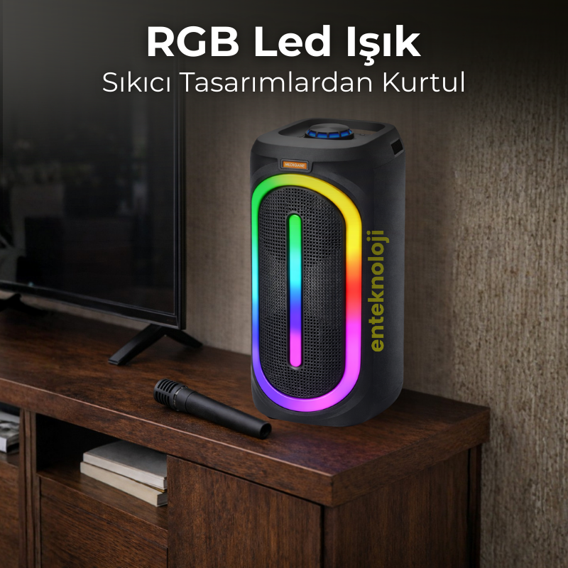 RGB Renkli Hoparlör HX-SP-M8202