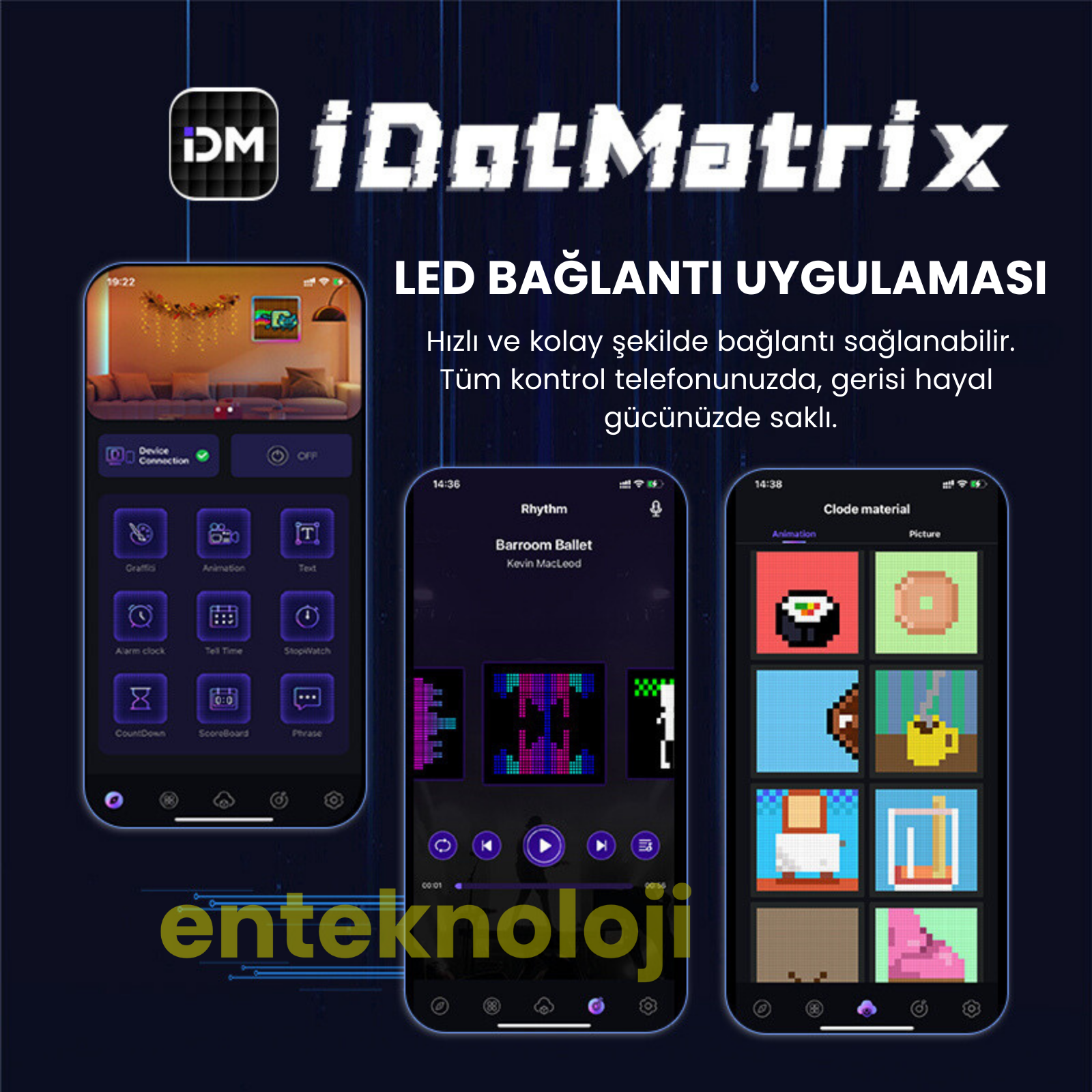 Led Pixel 3+1 Tablo (40x40cm)
