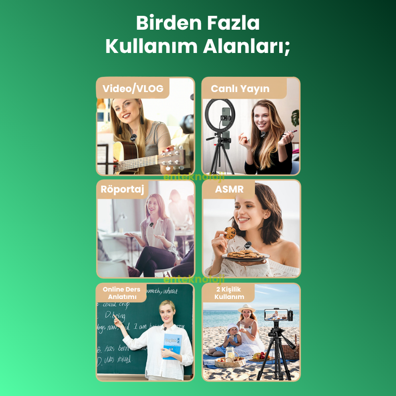 Kablosuz Tüylü Yaka Mikrofonu Wireless Şarj Kutulu F15-2