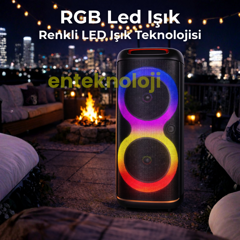 RGB Renkli Hoparlör HX-SP-H8202