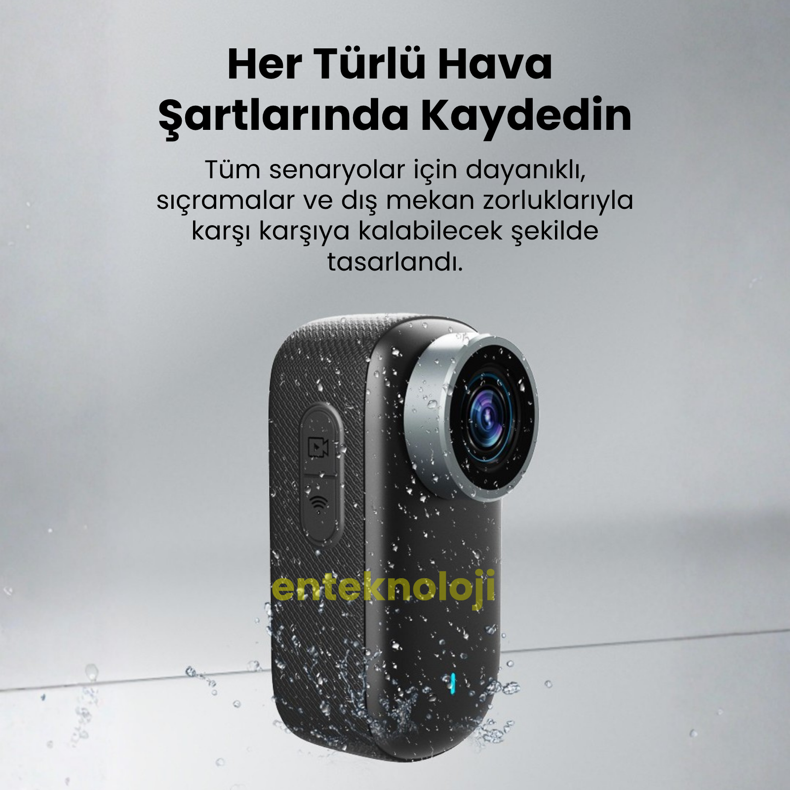 Ekranlı 4K Aksiyon Kamerası