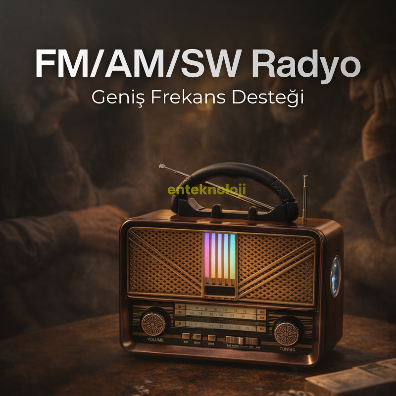 Nostaljik Bluetooth Hoparlör HX-SP-NR02