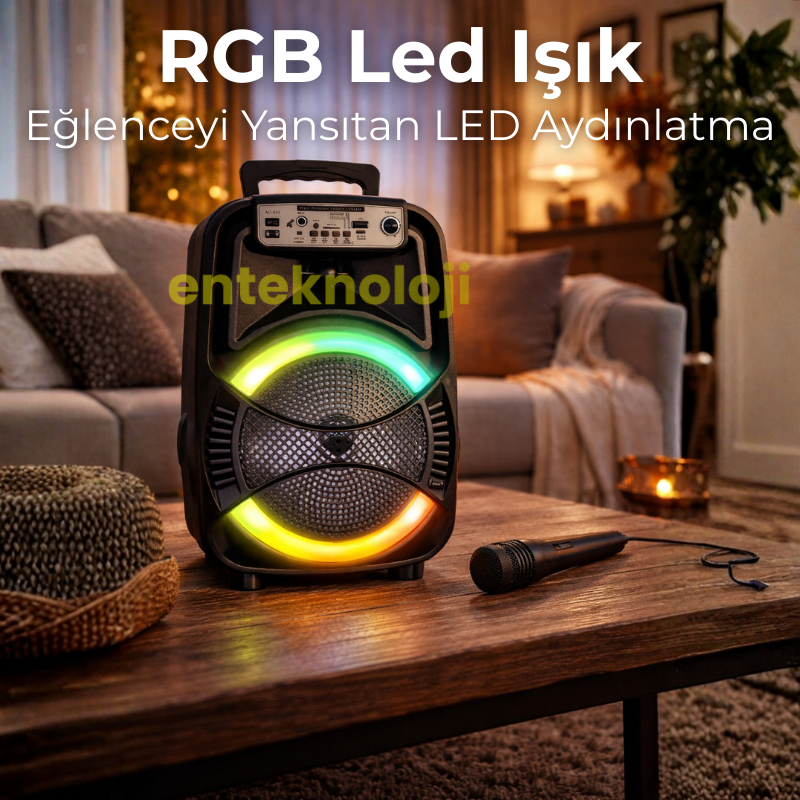 RGB Renkli Hoparlör HX-SP-M8101