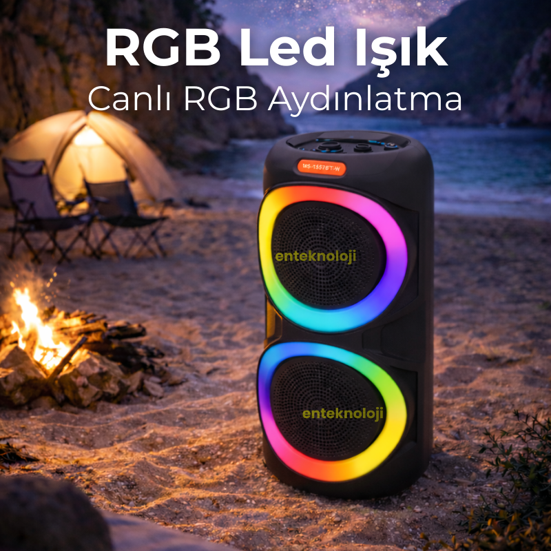 RGB Renkli Hoparlör HX-SP-H6201