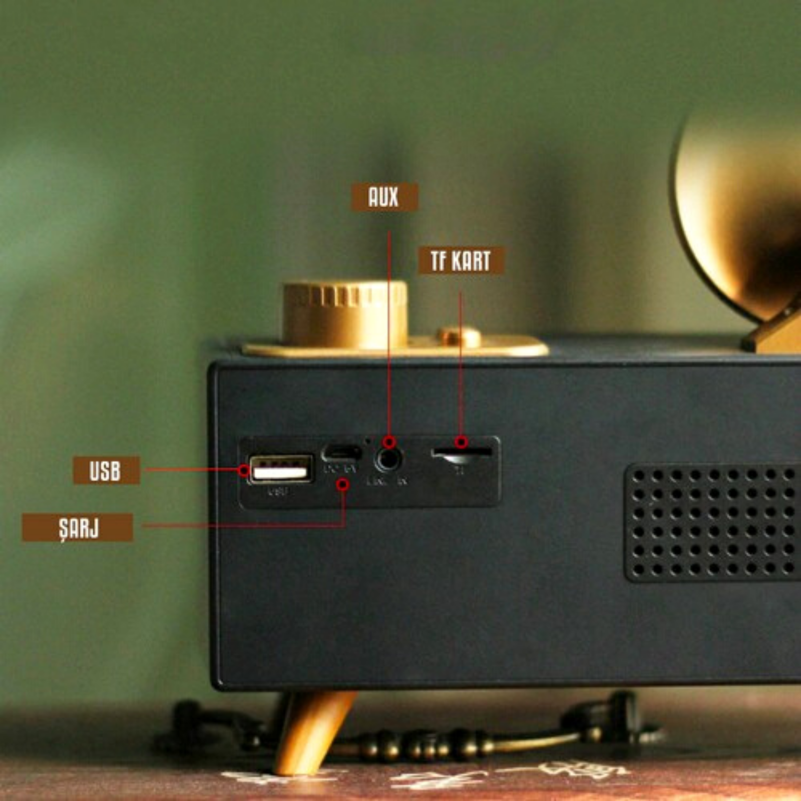 Nostalji Alaturka Radyo Bluetooth-Usb-Sd Kart Destekli