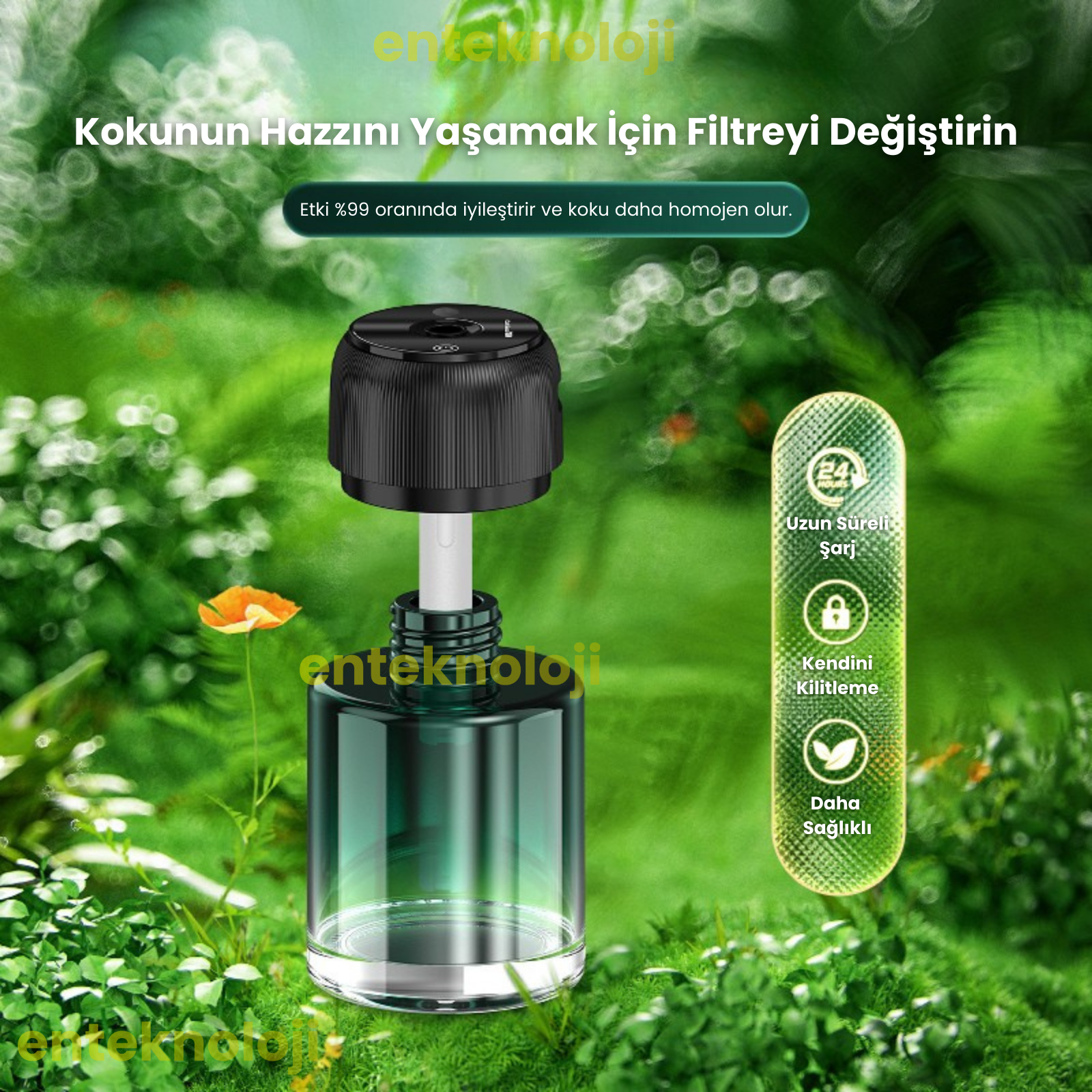 Yıldız Işıklı Araç Parfümü HX-CF004