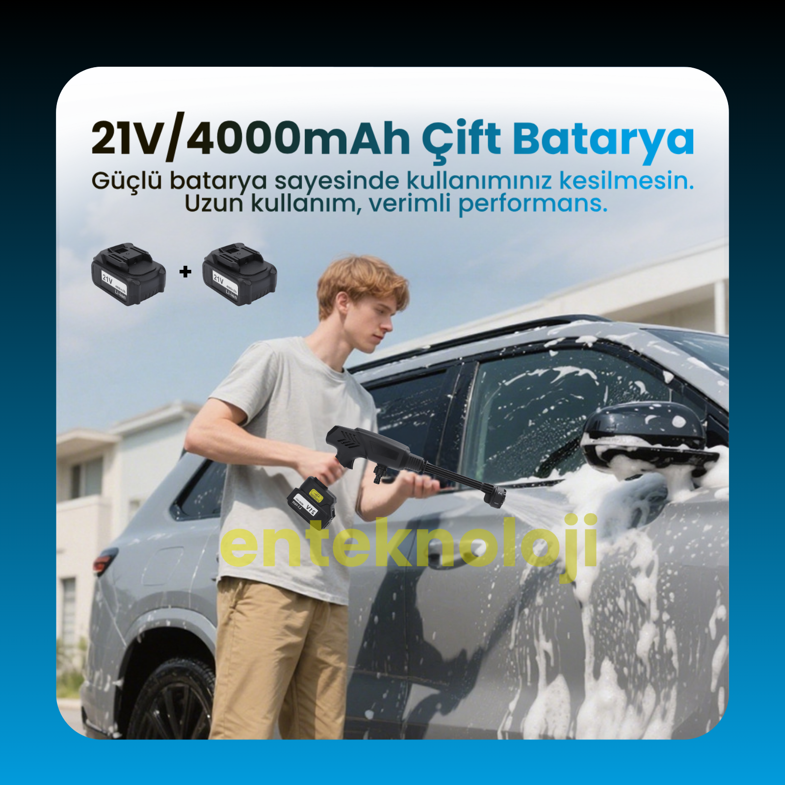 Harvox HX-3000 Yüksek Basınçlı Araç Yıkama Makinesi