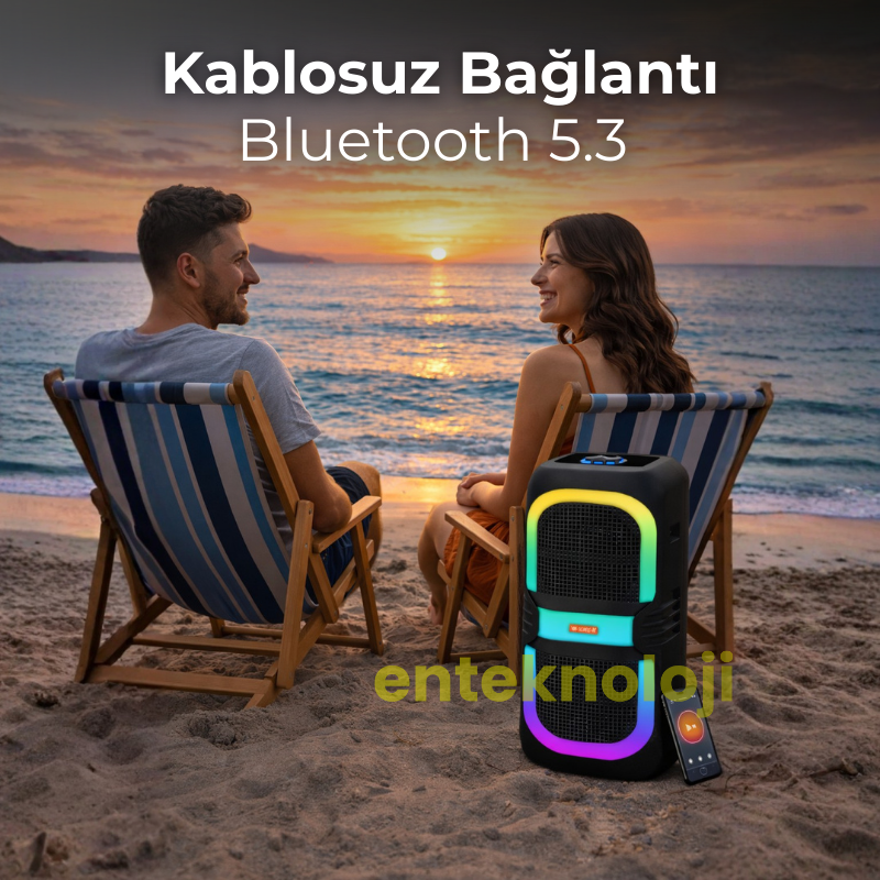 RGB Renkli Hoparlör HX-SP-M8201