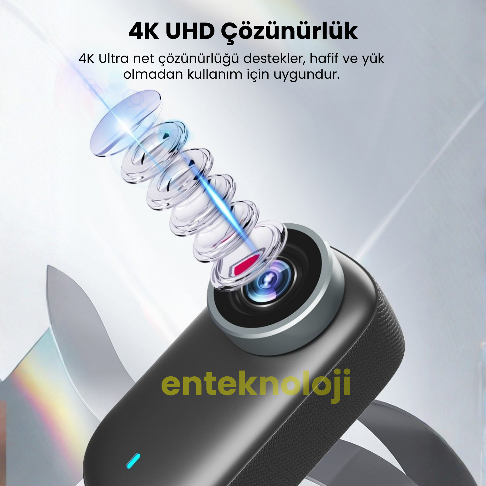 Ekranlı 4K Aksiyon Kamerası