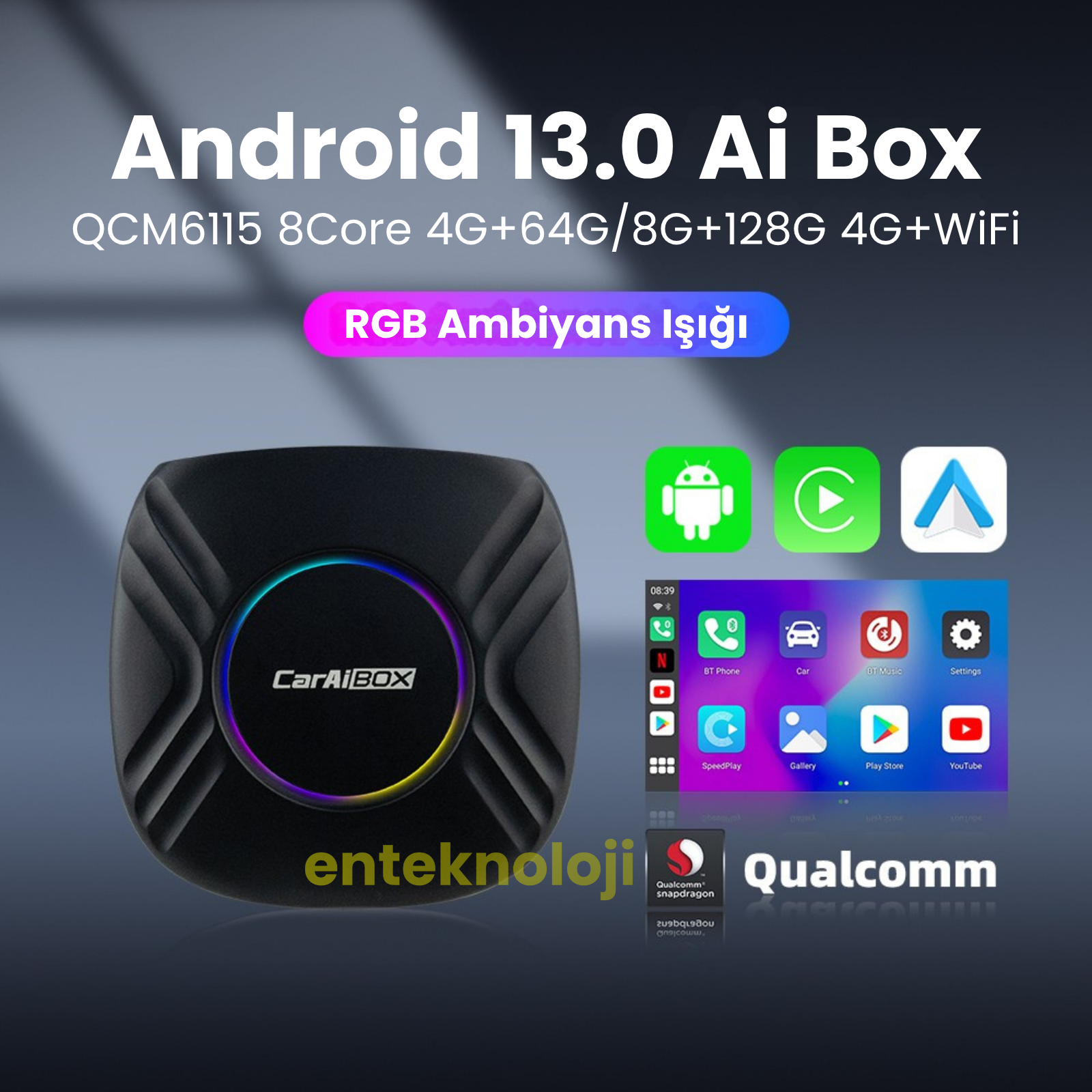 GT05 CarAiBOX Carplay Dönüştürücü
