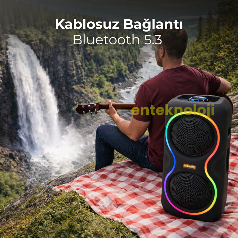 RGB Renkli Hoparlör HX-SP-M8203