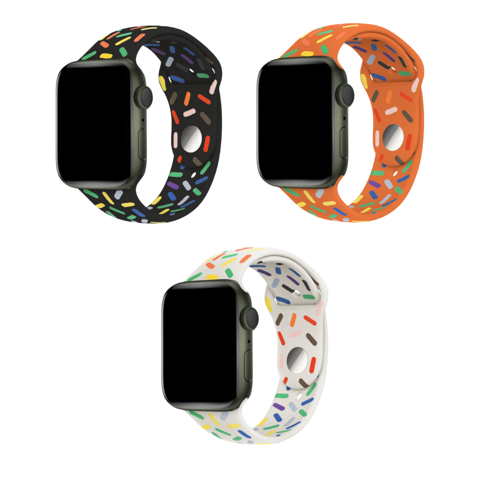 Apple Watch Uyumlu Sweet Spor Silikon Kordonlar