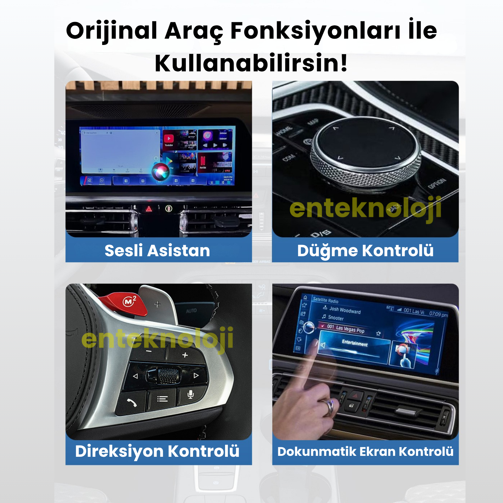 L08 BMW İçin CarAiBOX Carplay Dönüştürücü