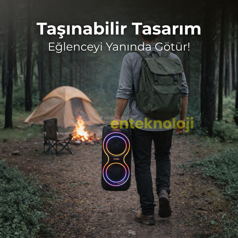 RGB Renkli Hoparlör HX-SP-M8203