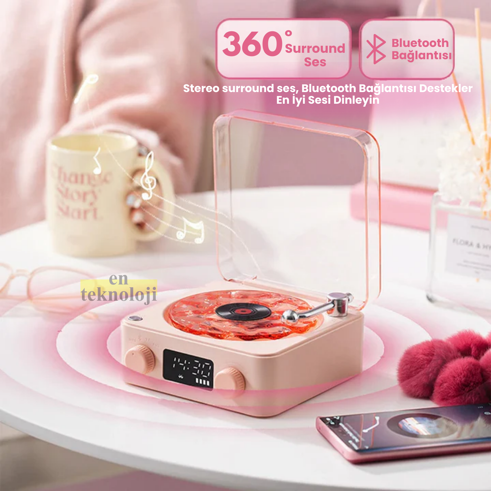 Waves Retro Bluetooth Hoparlör