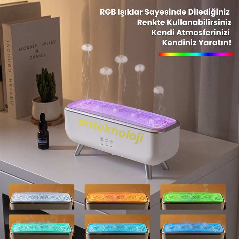 Masaüstü Volkanik Puflu Hava Nemlendirici