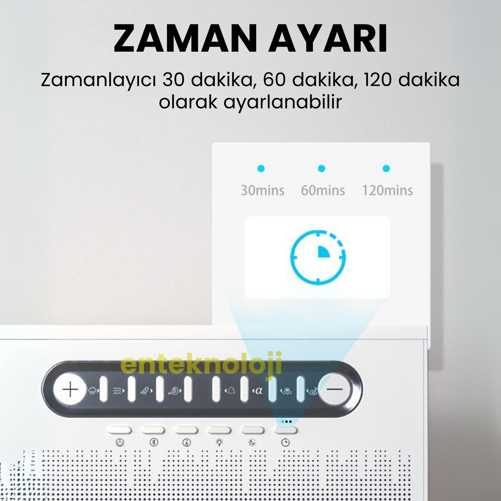 8 Farklı Doğa Sesli Hava Nemlendirici Bluetooth Hoparlör