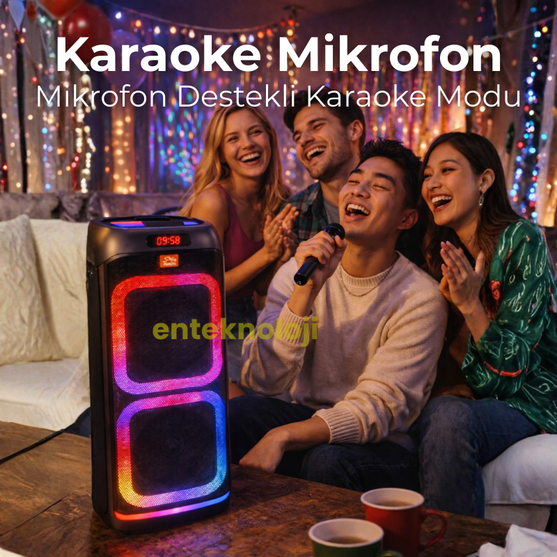 RGB Renkli Hoparlör HX-SP-H8203