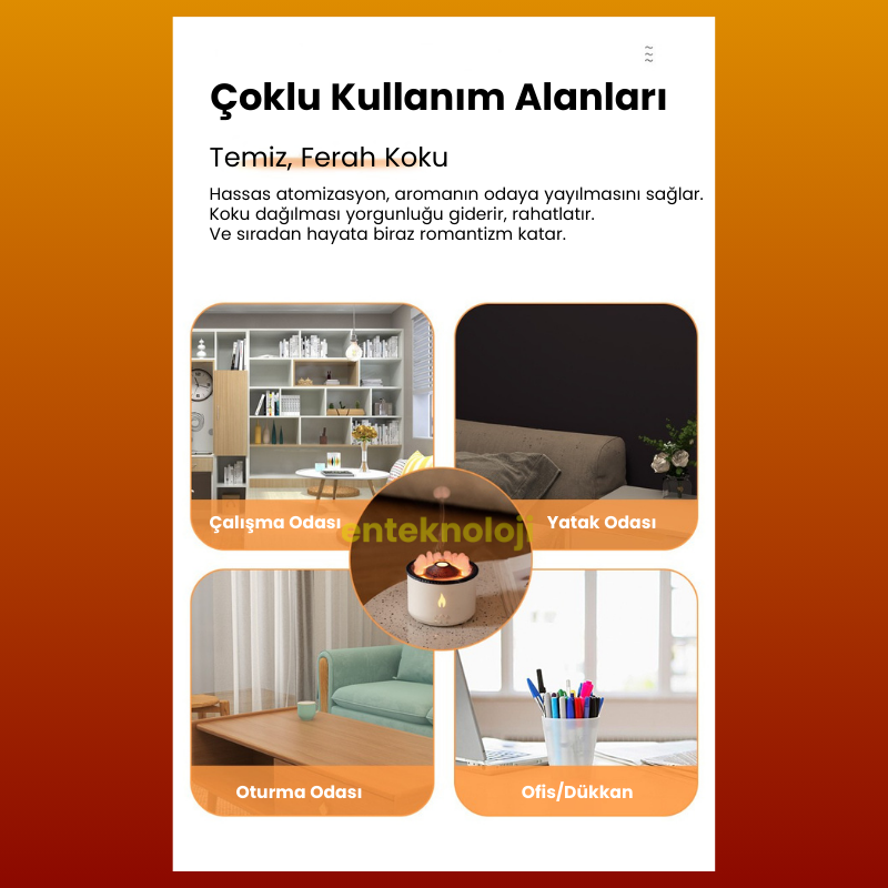 Volkanik Puflu Hava Nemlendirici