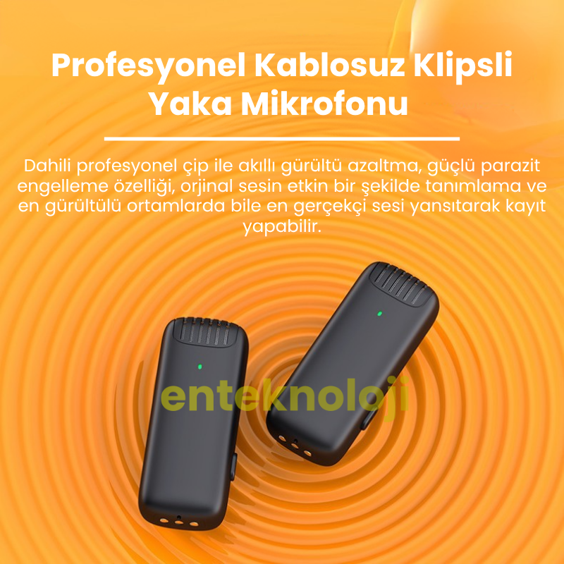 J13 Kablosuz Yaka Mikrofonu
