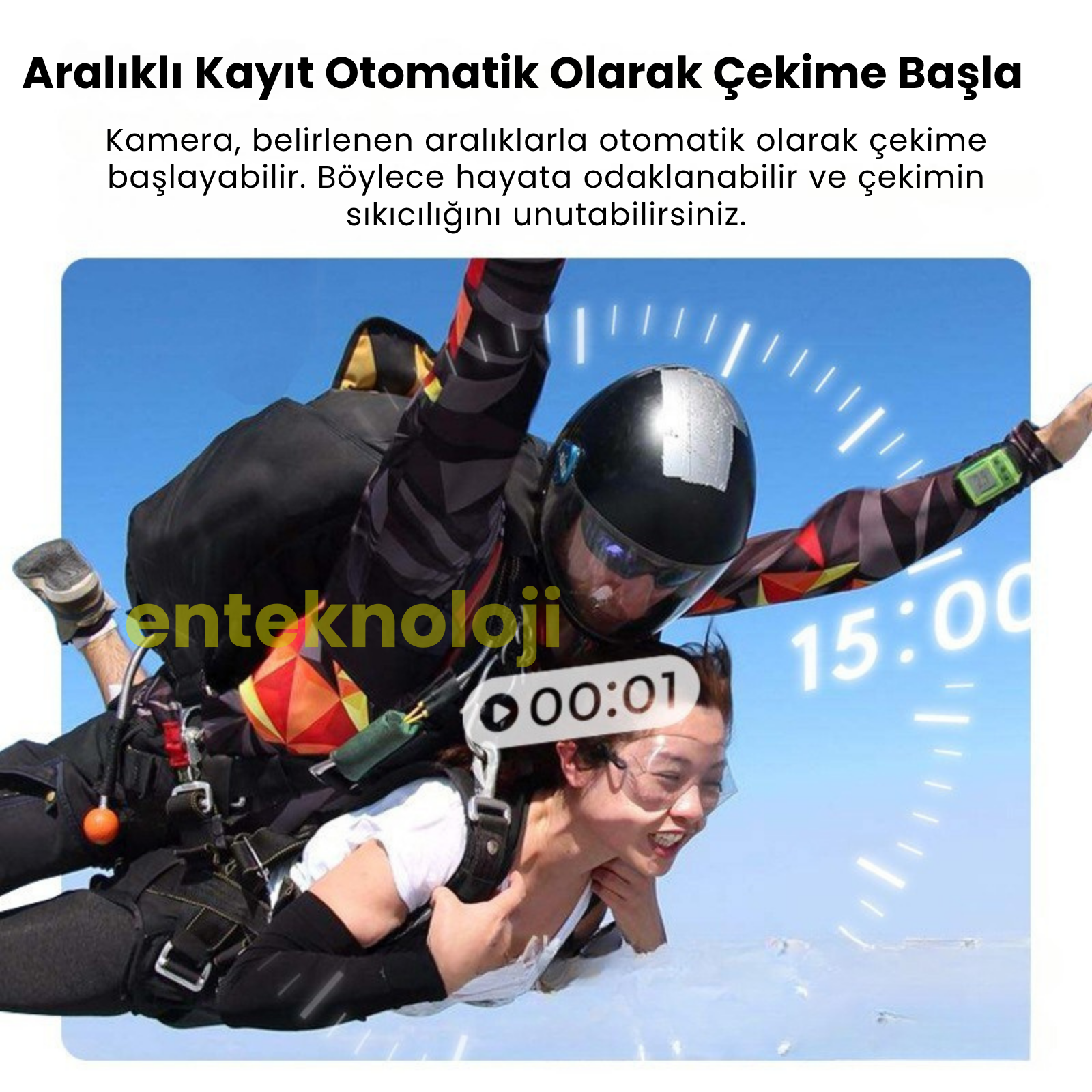 Thumb POV 1080p Aksiyon Kamerası (Manyetik Kolyeli)
