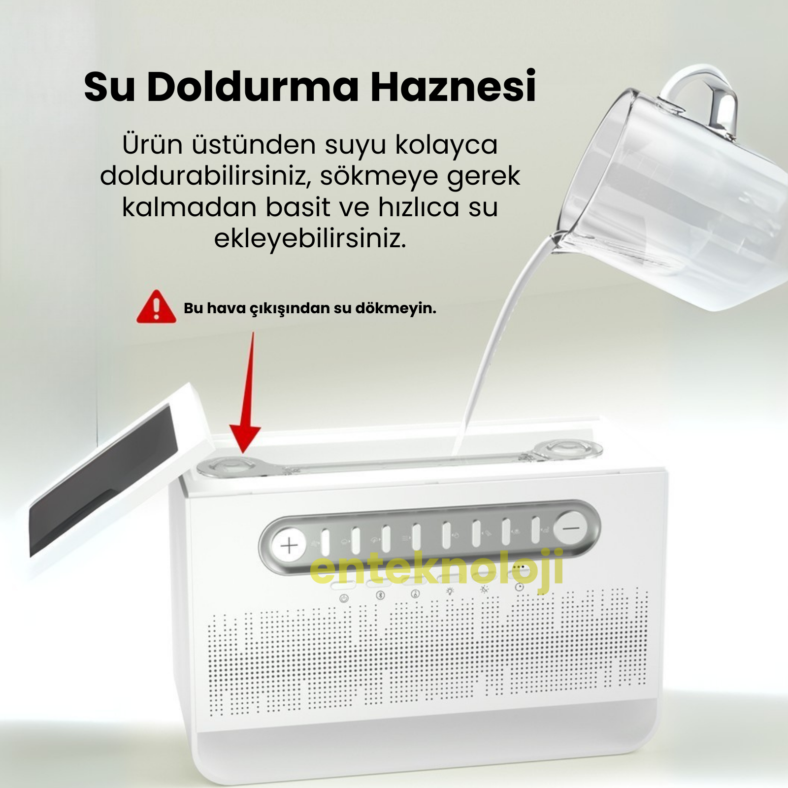 8 Farklı Doğa Sesli Hava Nemlendirici Bluetooth Hoparlör