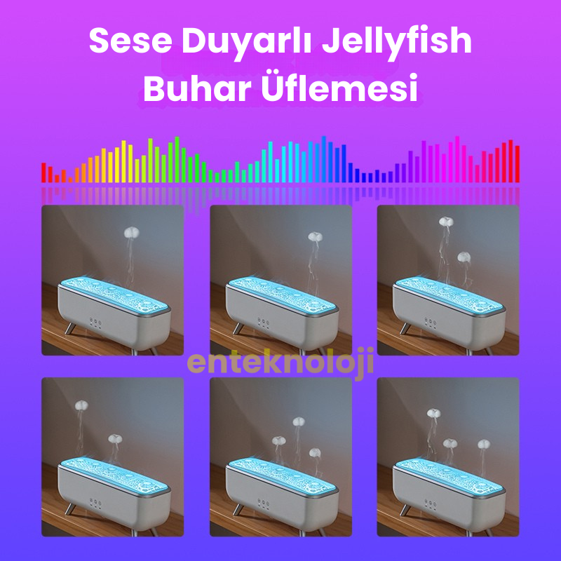 Masaüstü Volkanik Puflu Hava Nemlendirici