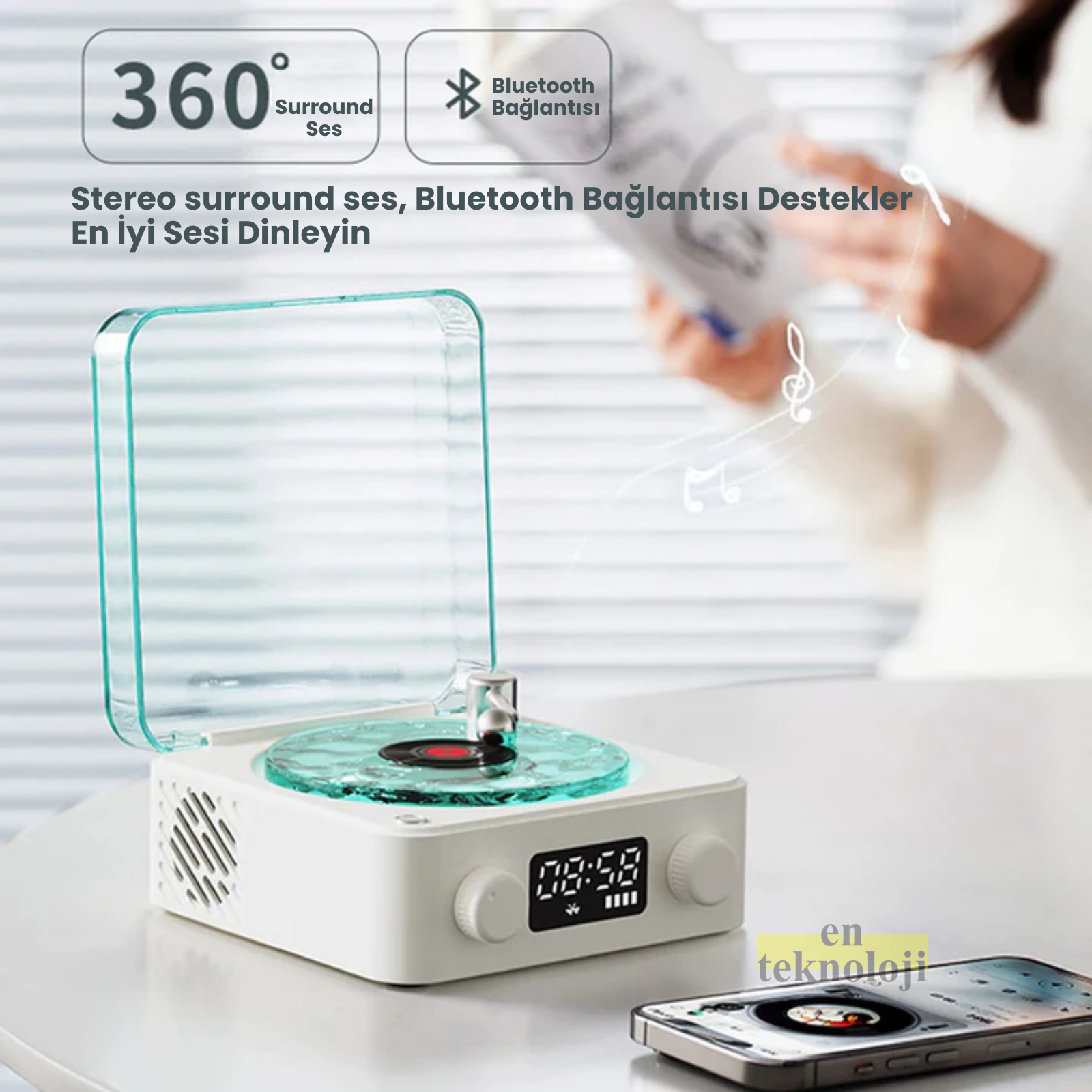 Waves Retro Bluetooth Hoparlör