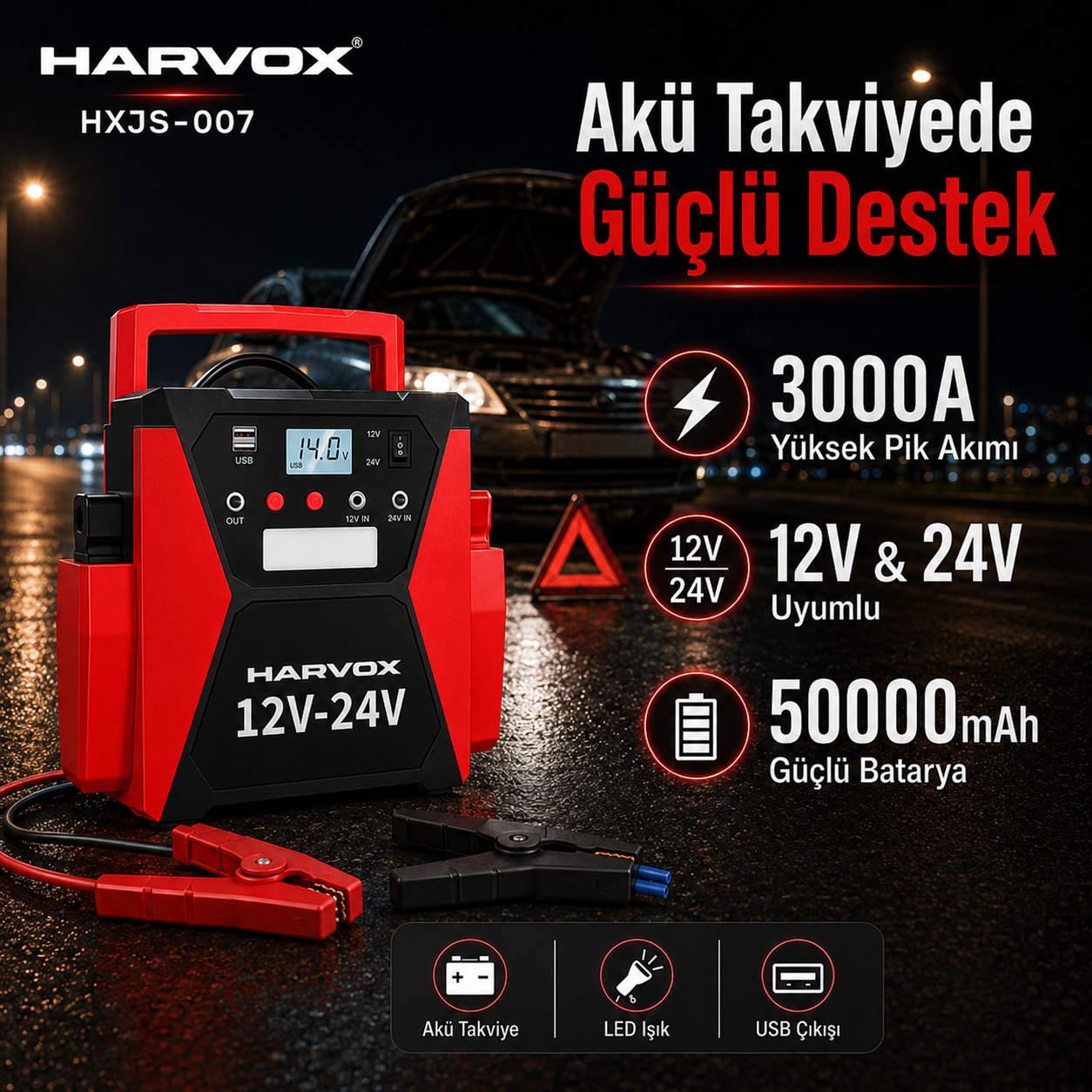 Harvox Akü Takviye JS-007