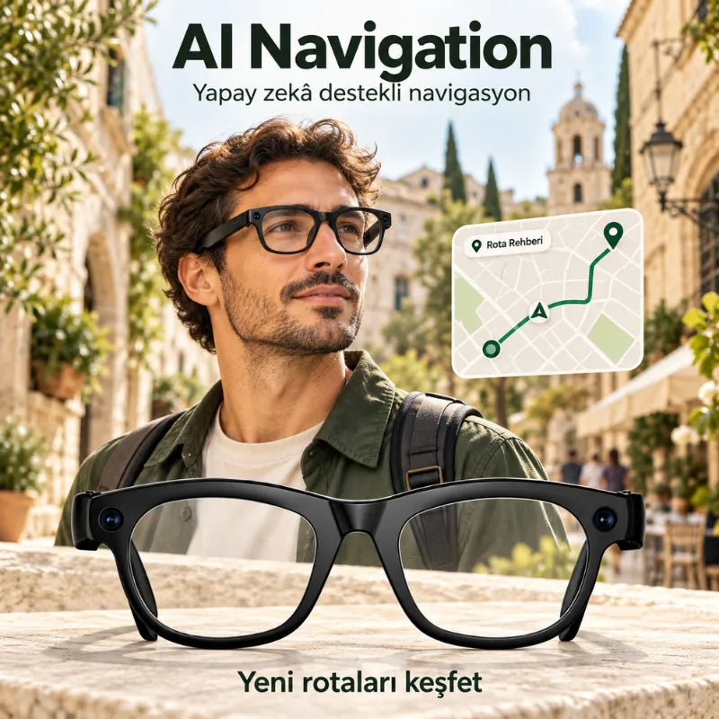 Akıllı Kameralı Güneş Gözlüğü HK-01