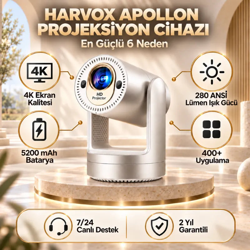 Harvox Apollon HY7 Projeksiyon Cihazı