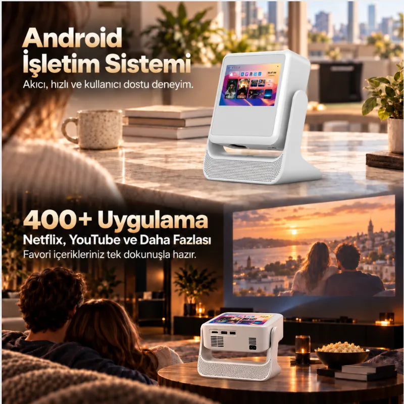 Harvox C3 Buds Dokunmatik Ekranlı Projeksiyon Cihazı
